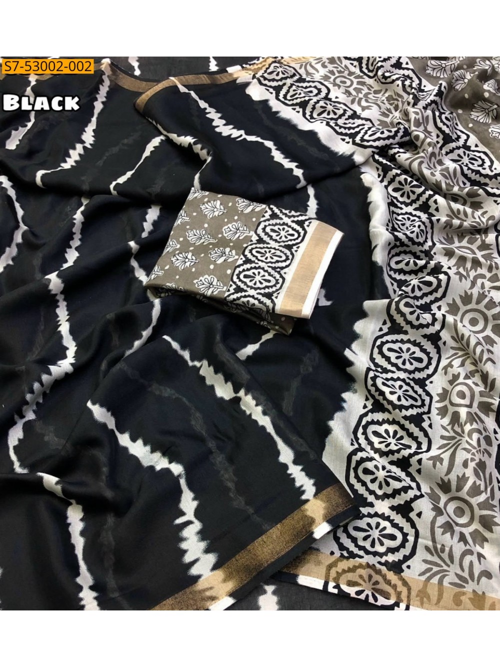 Fancy Mul Cotton  Saree