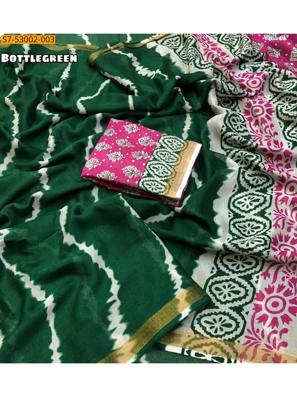 Fancy Mul Cotton  Saree