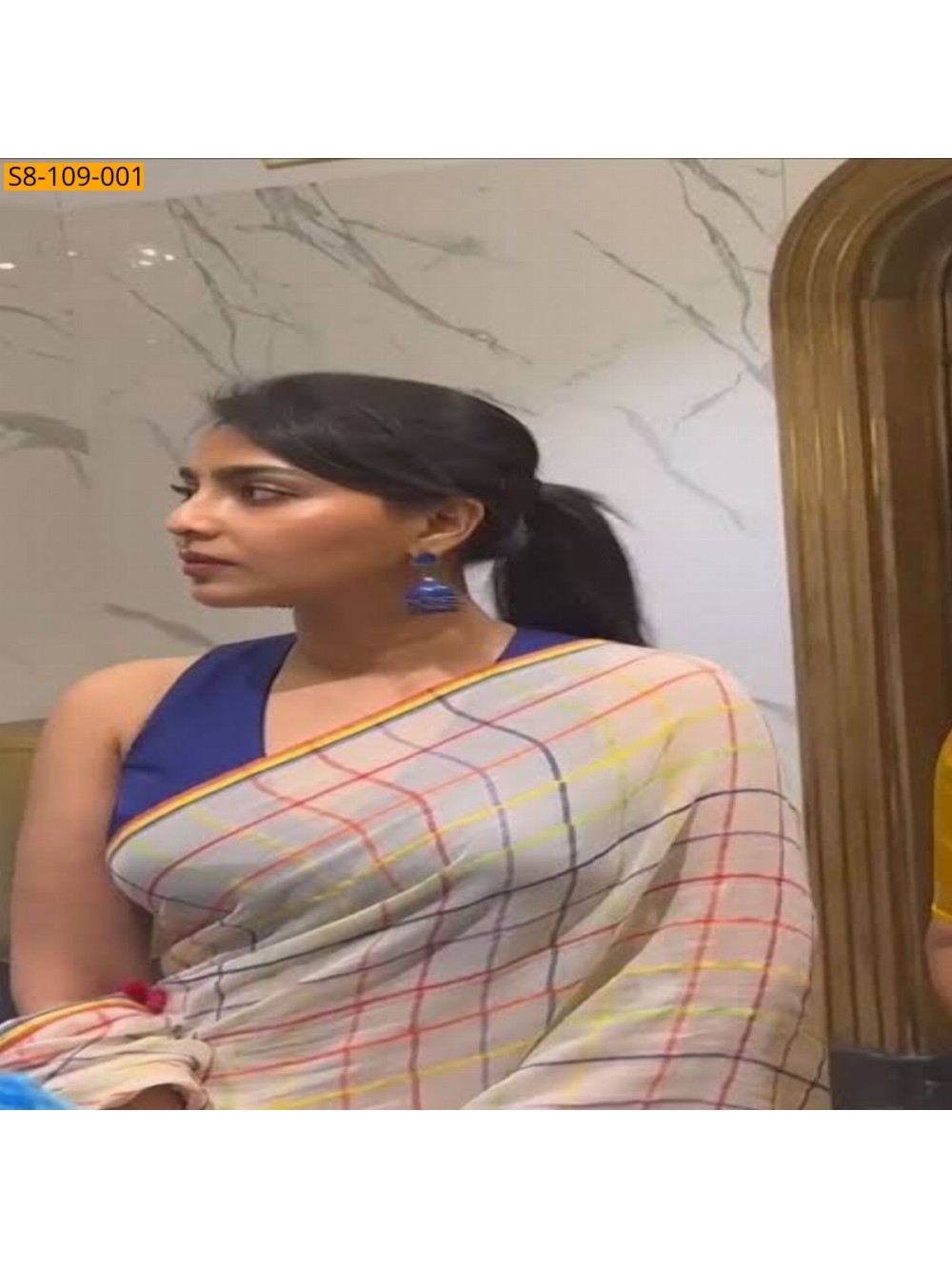 Half white Fancy Checks mul mul cotton Half white Fancy Checks mul mul cotton