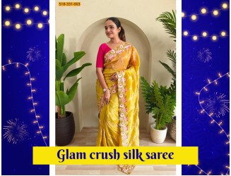 Glam crush silk sarees