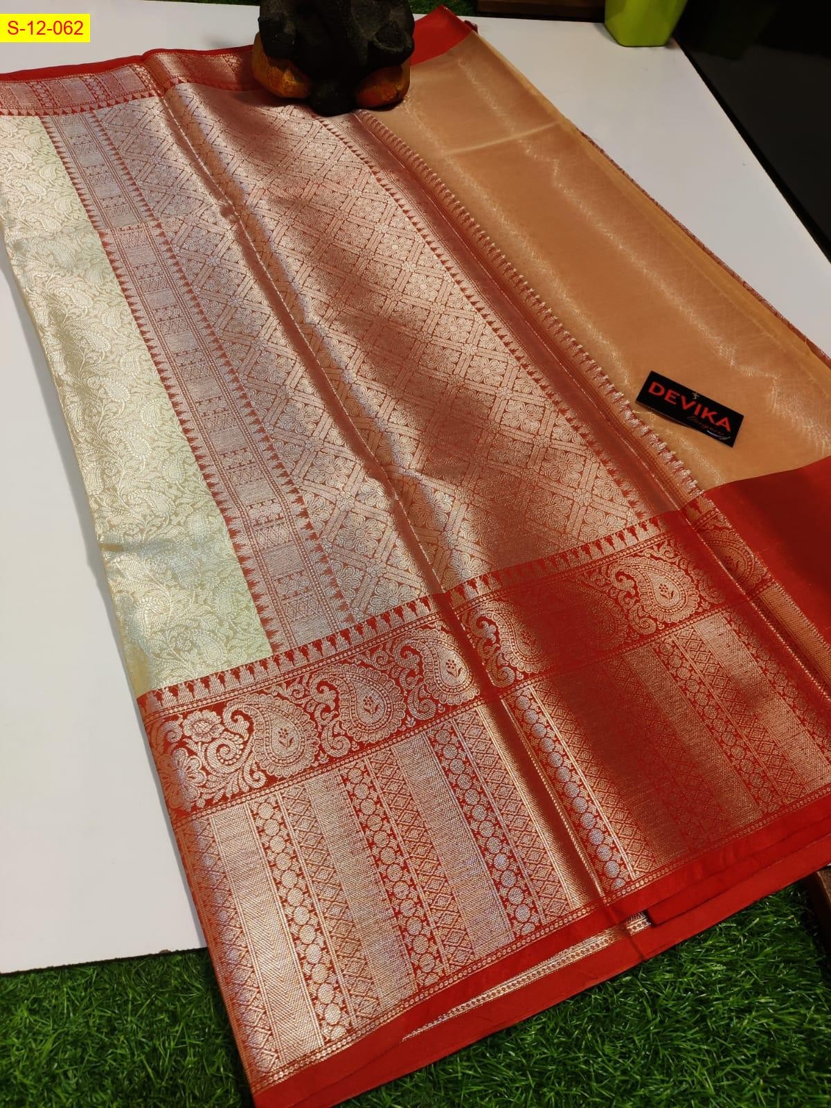Gold Tissue silk saree