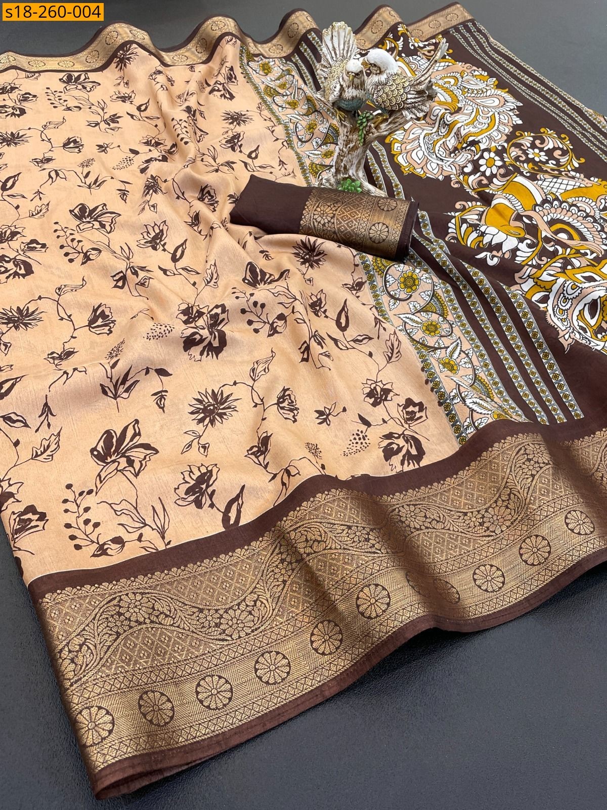 Sandle Dola silk sarees 