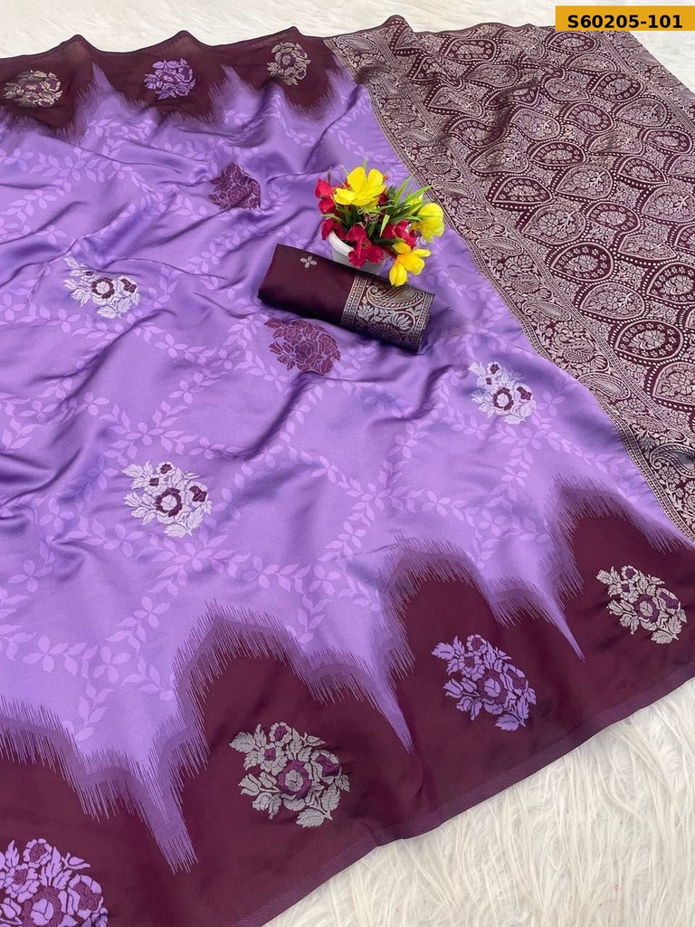 Fancy banarasi silk Saree