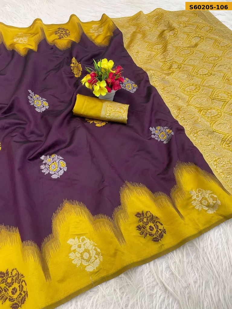 Fancy banarasi silk Saree