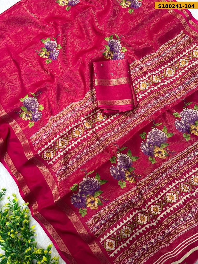 Fancy marsh mellow Saree