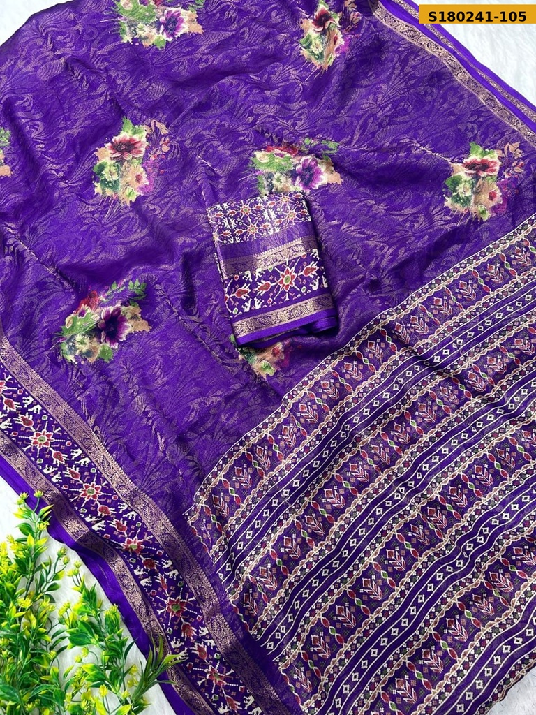 Fancy marsh mellow Saree