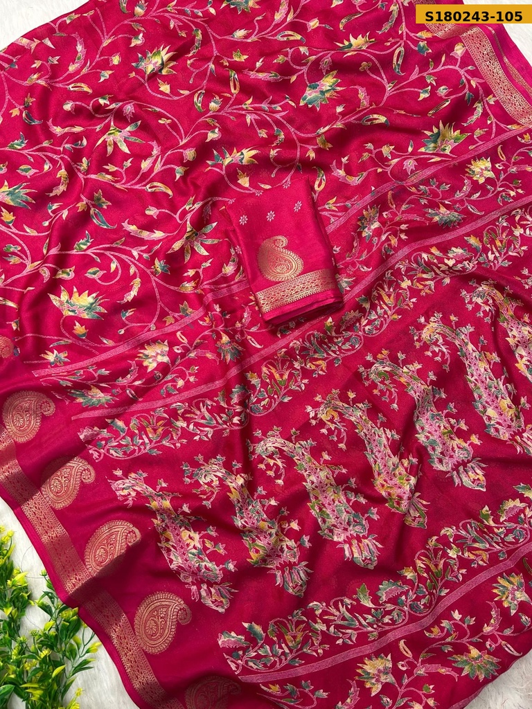 Fancy marsh mellow Saree