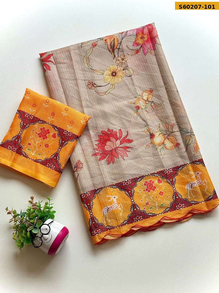 Fancy Kota checked Saree