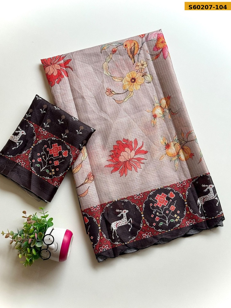 Fancy Kota checked Saree