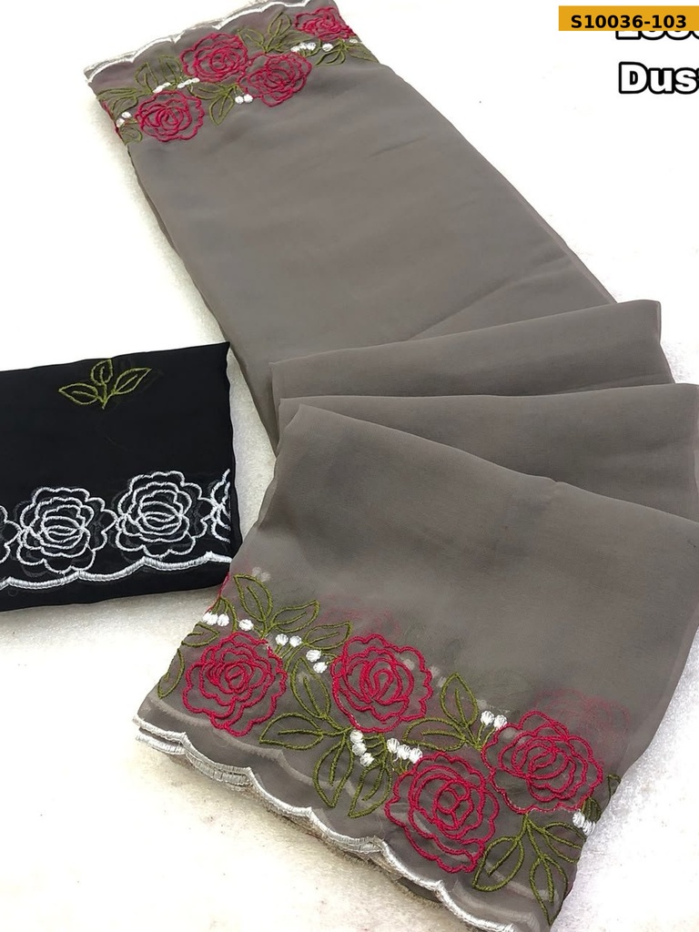 Fancy Faux Georgette Saree