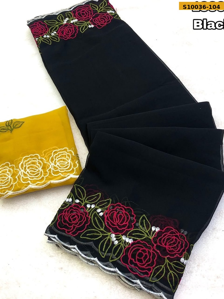 Fancy Faux Georgette Saree