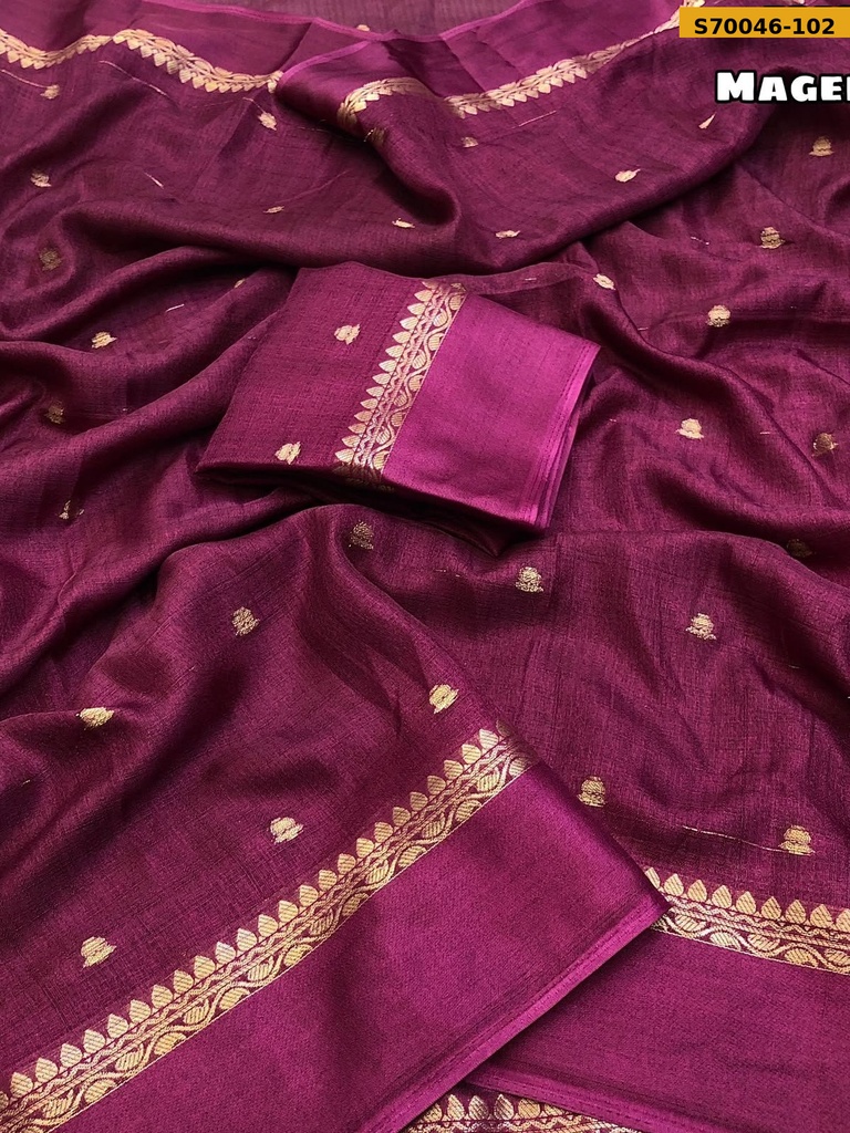 Fancy Khadi Silk Thousand Butti Saree