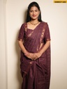 Sungudi Pure Cotton Saree with stitched  blouse