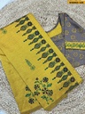 South Mix Cotton Saree with stitched blouse