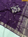 Fancy Mysore Crepe Viscose Saree
