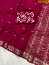 Fancy Mysore Crepe Viscose Saree