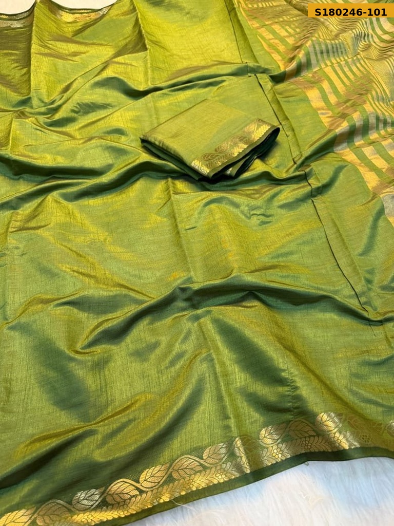 Fancy Mysore Crepe Saree