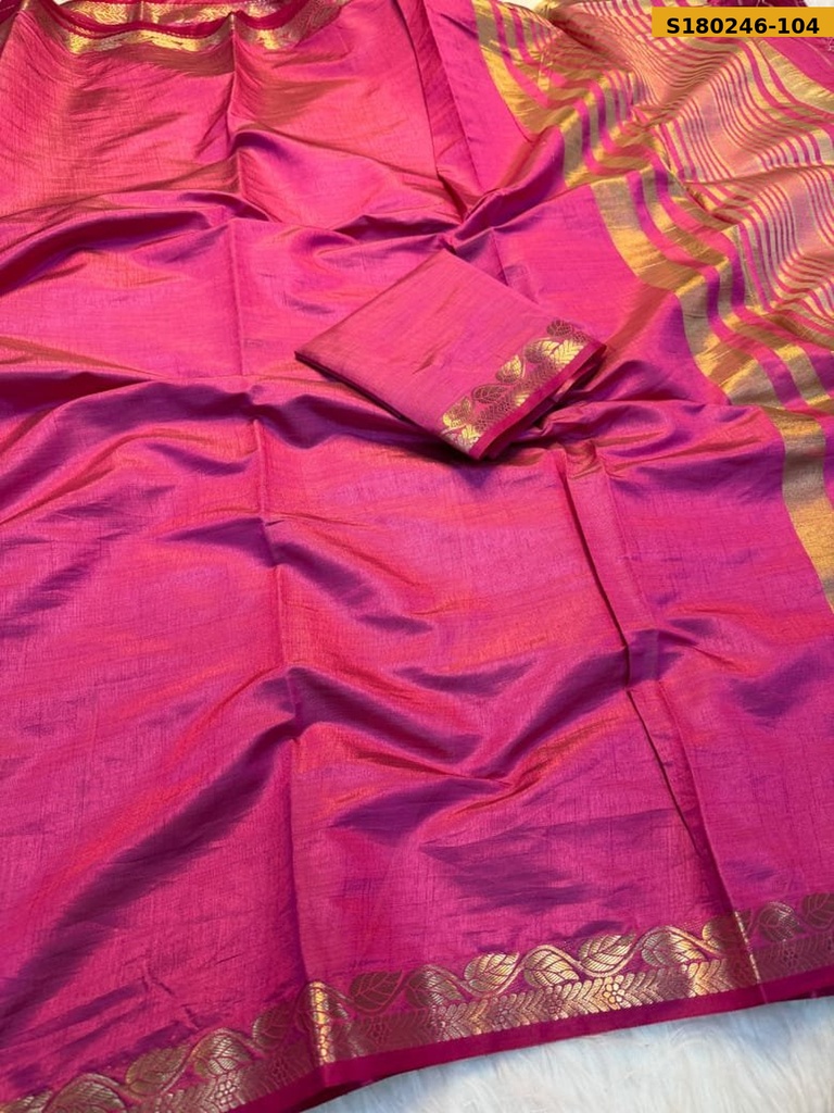 Fancy Mysore Crepe Saree