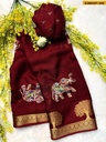 Fancy marsh mellow Saree