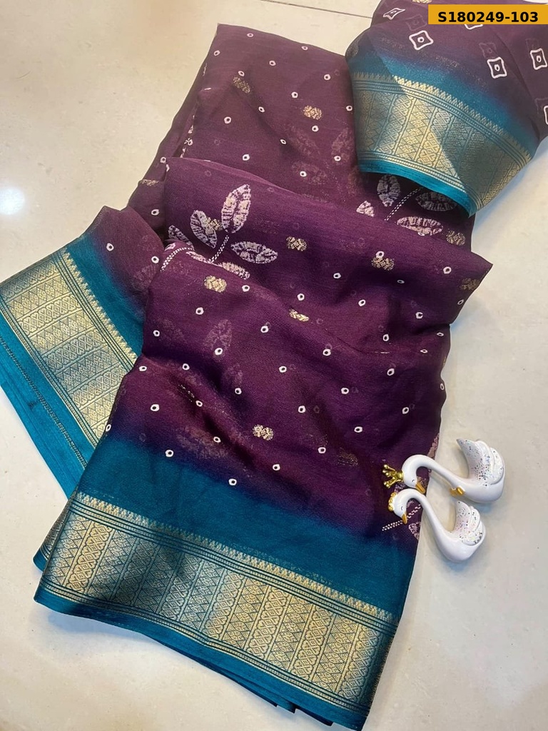 Fancy Crepe Silk Saree