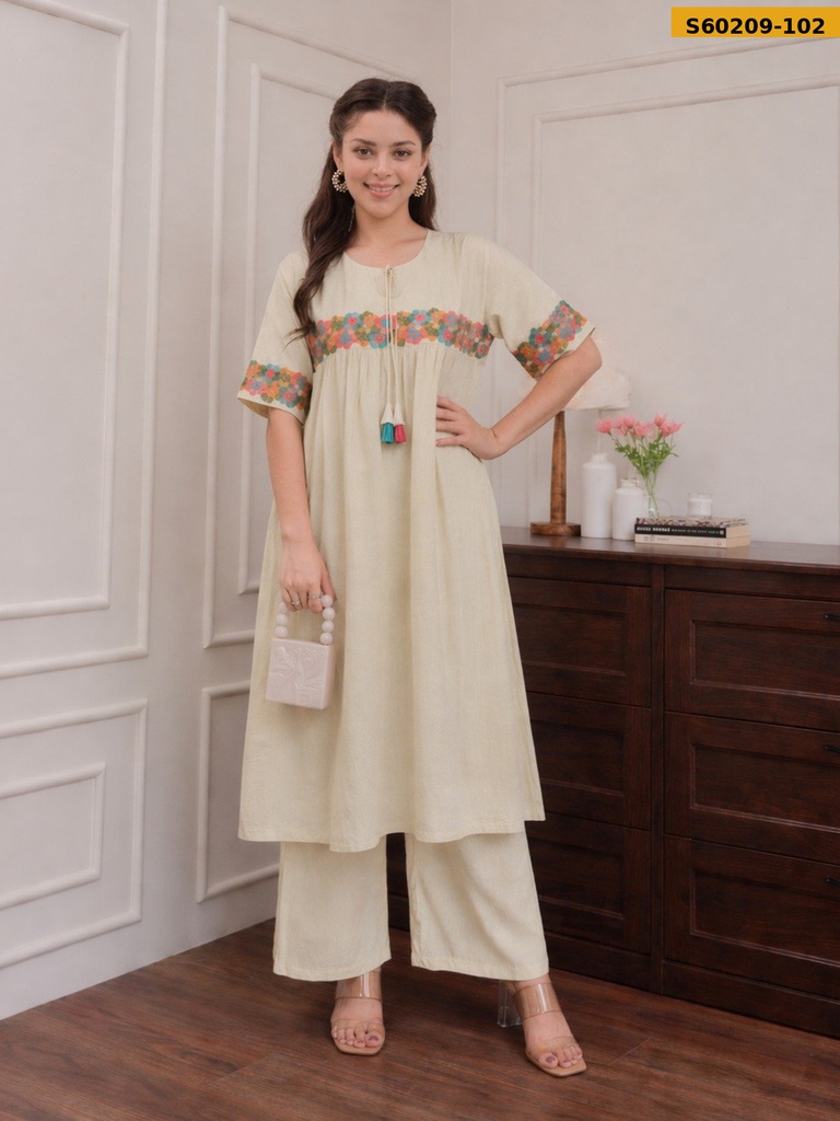 Fancy mix Cotton Coord Set