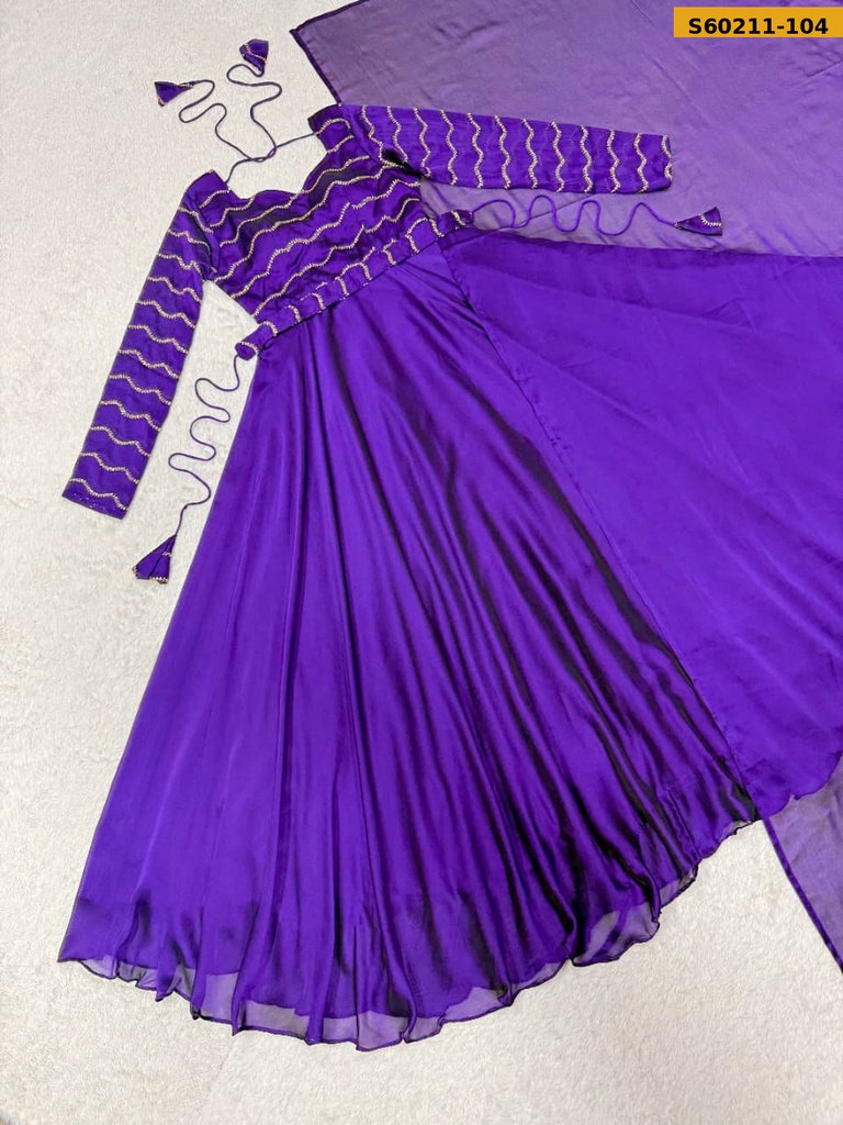 Fancy Rangoli Silk Kurti With Dupatta