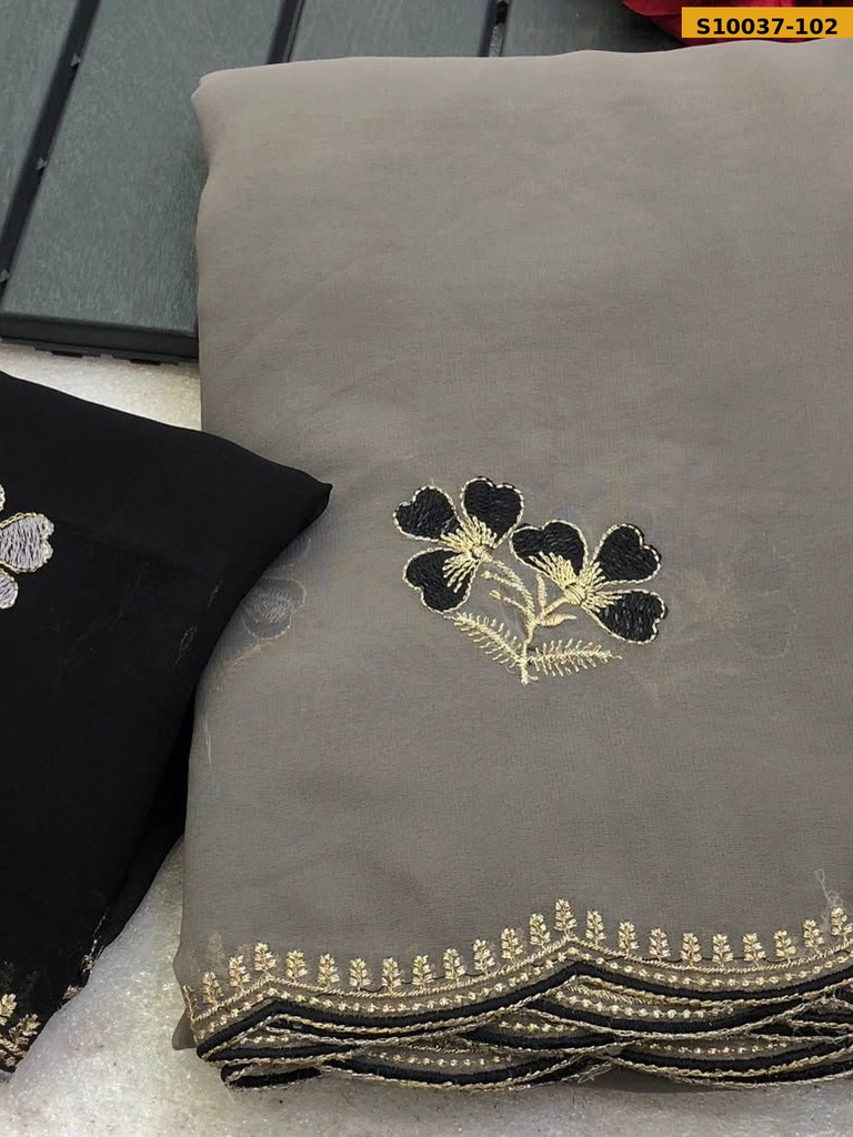 Fancy Faux Georgette Saree