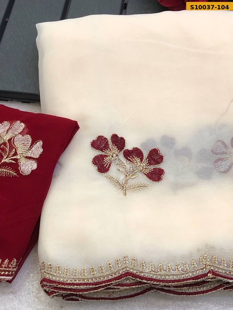 Fancy Faux Georgette Saree