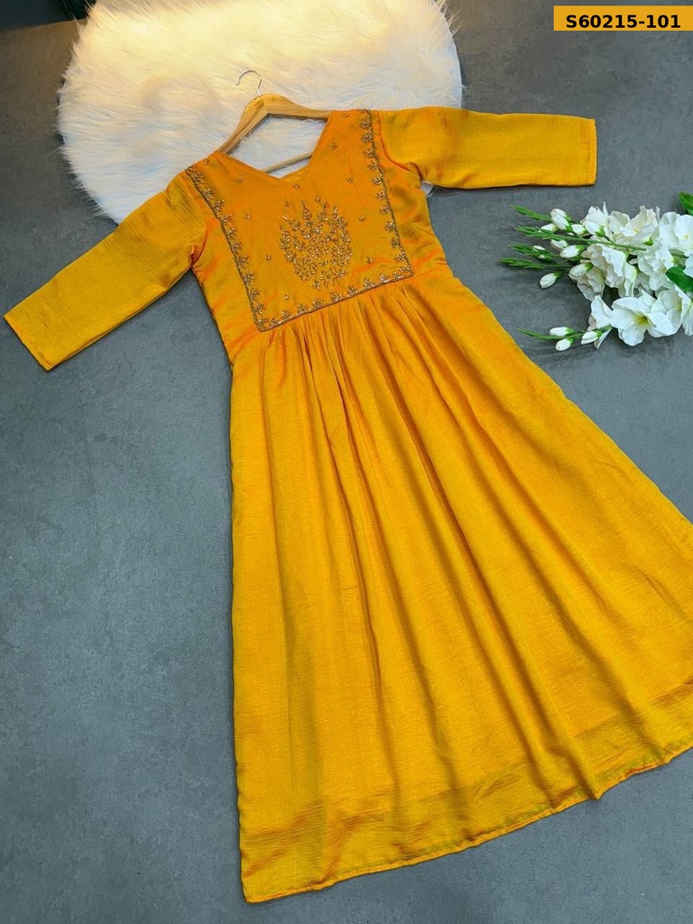 [S60215-101] Fancy Mix Cotton Handwork Kurti (S, S60215-101)