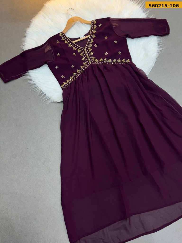 Fancy Mix Cotton Handwork Kurti