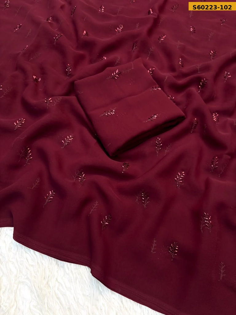 Fancy Soft Georgette Saree