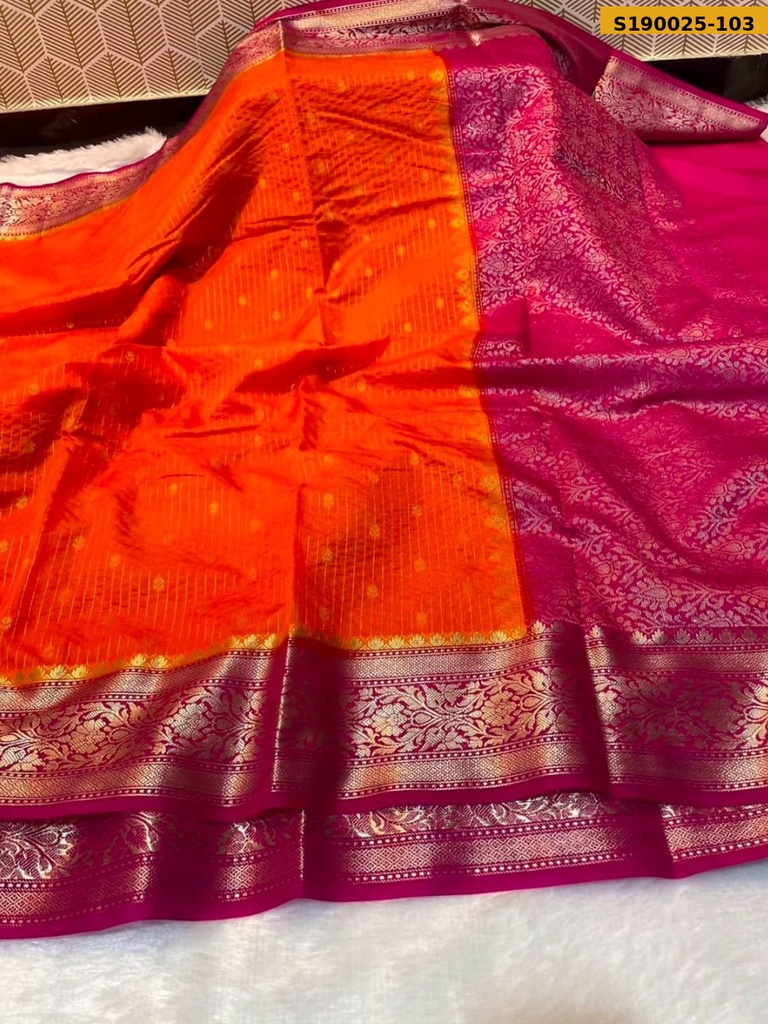 Fancy Banarasi Chiniya Soft Silk Sarees