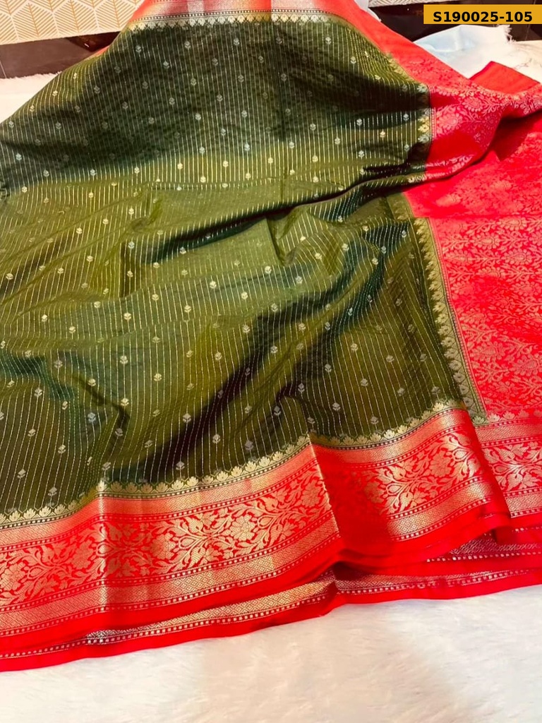 Fancy Banarasi Chiniya Soft Silk Sarees
