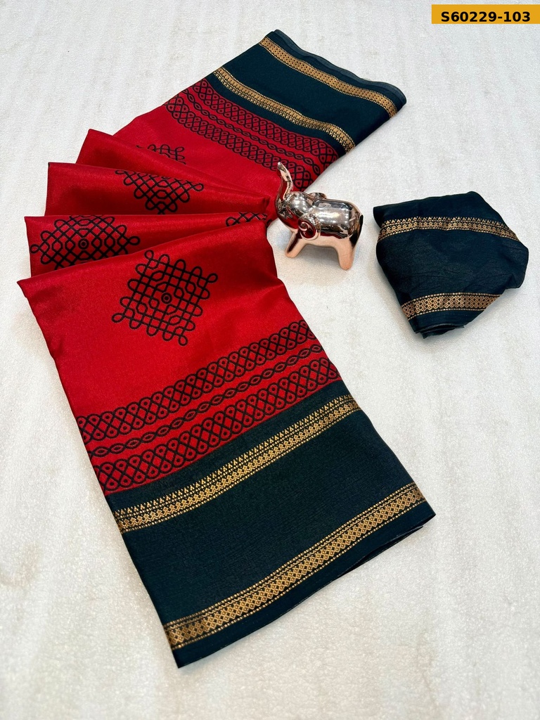Fancy Soft Tussar Silk Saree