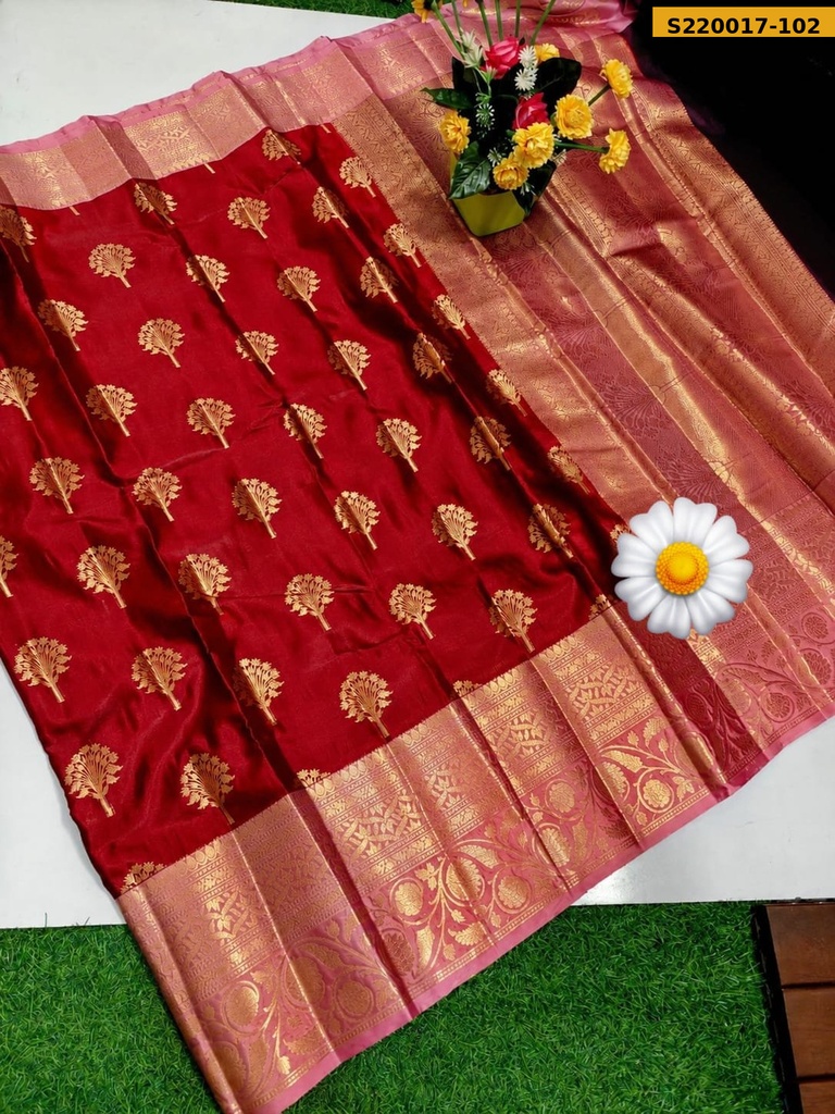 Banarasi Semi Katan Soft Silk Saree