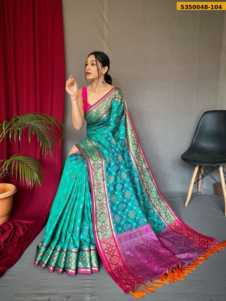 Fancy Soft Rangeen Patolo Silk Saree