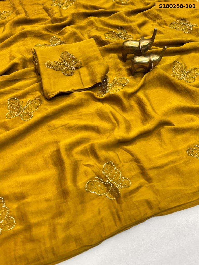 Fancy Rangoli Crush Saree
