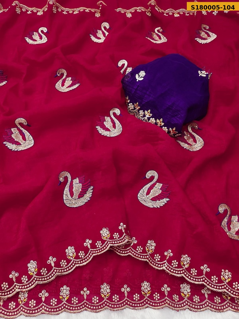 Fancy Crunchy Chiffon Saree