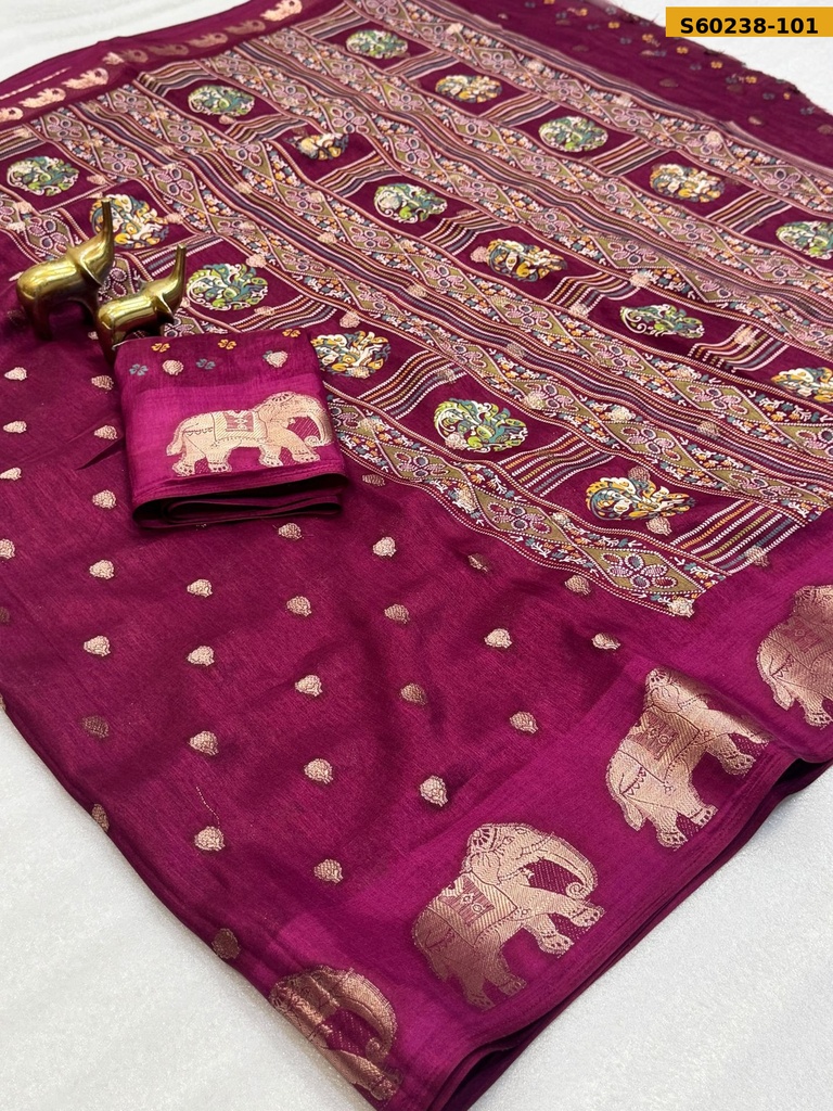 Fancy Soft Dola Silk Saree