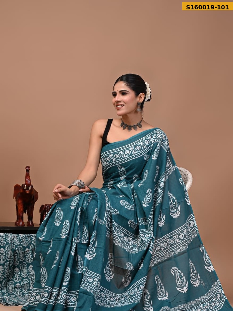 Fancy Mulmul Cotton Sarees