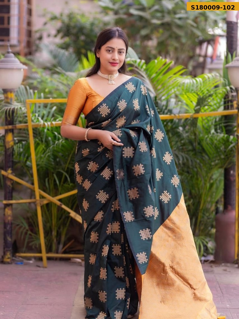 Fancy Soft Silk Woven Saree