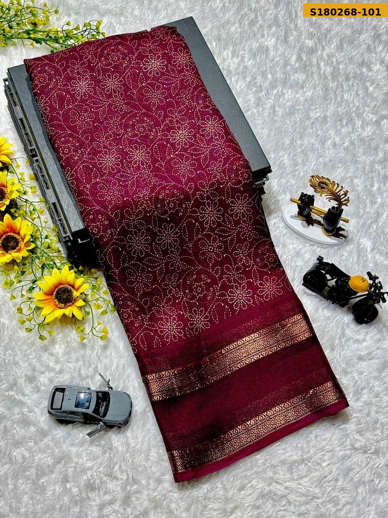 Fancy Mysore Silk Saree