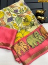 Fancy Moss Crepe Saree