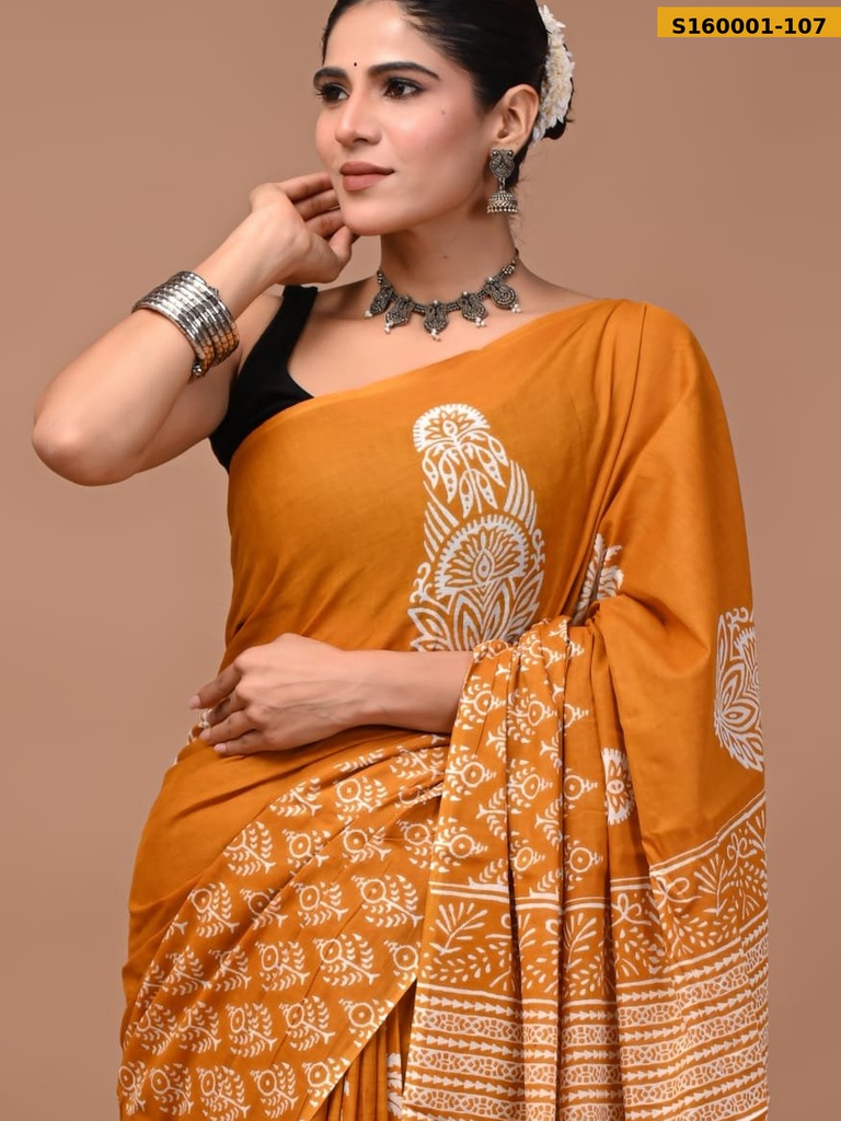 Fancy Mulmul Cotton Sarees