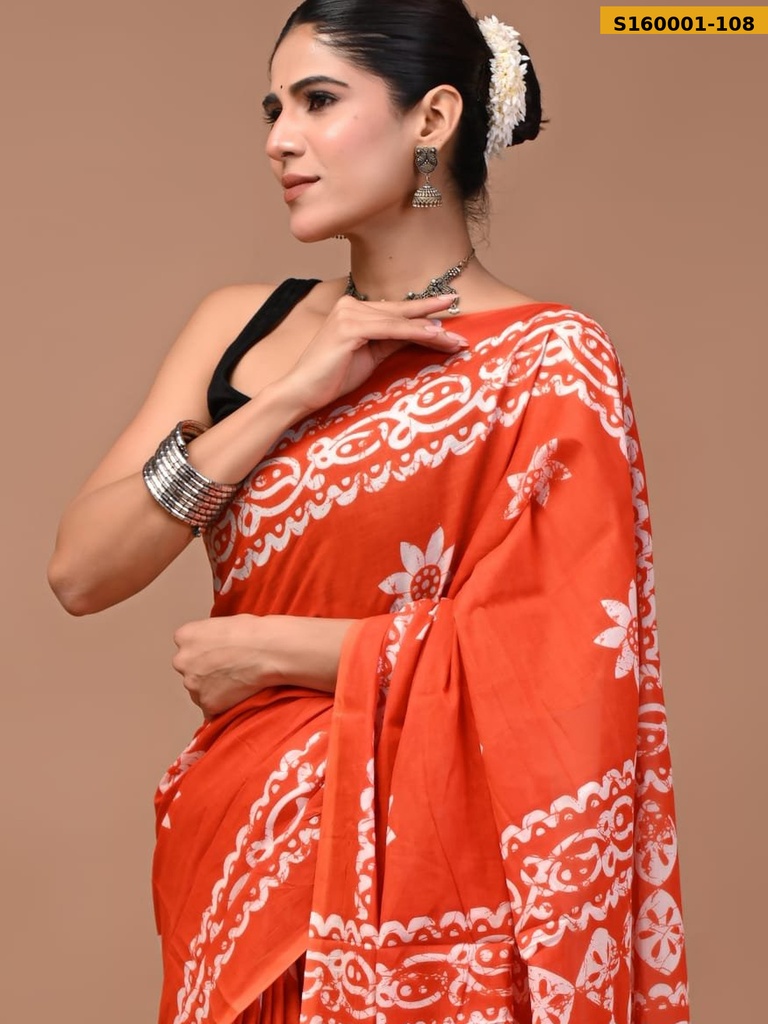 Fancy Mulmul Cotton Sarees