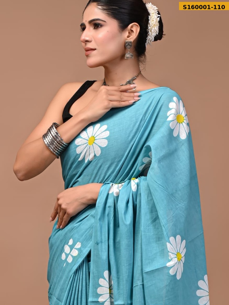 Fancy Mulmul Cotton Sarees