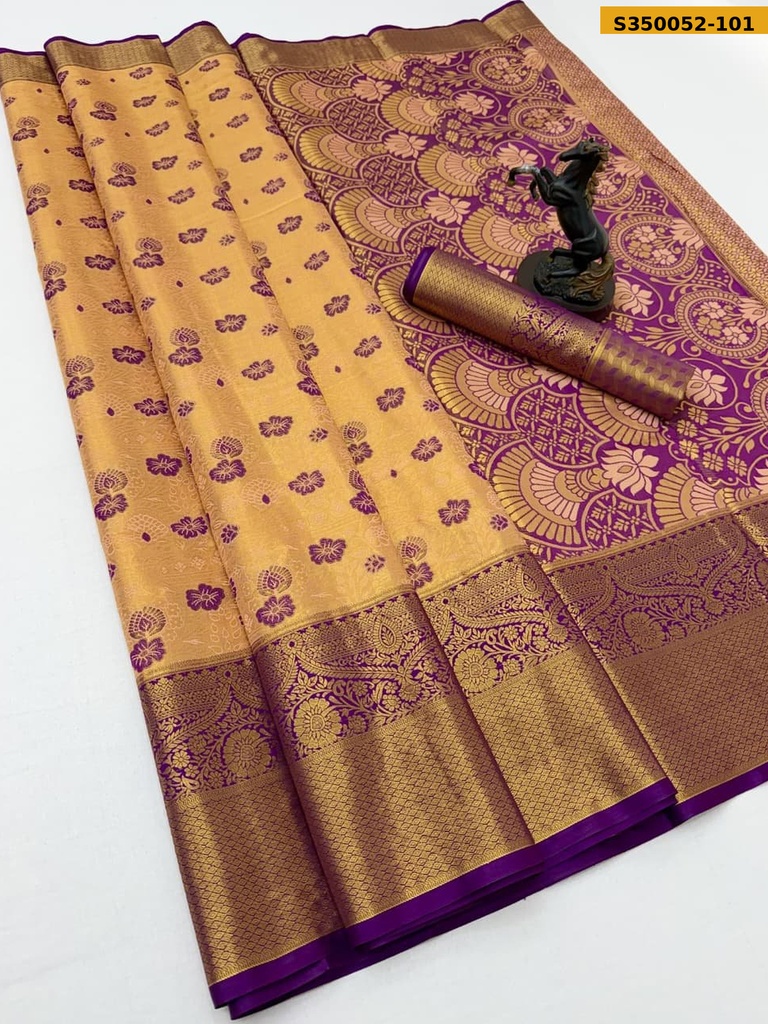 Fancy Kanchi Pattu Semi Silk Saree
