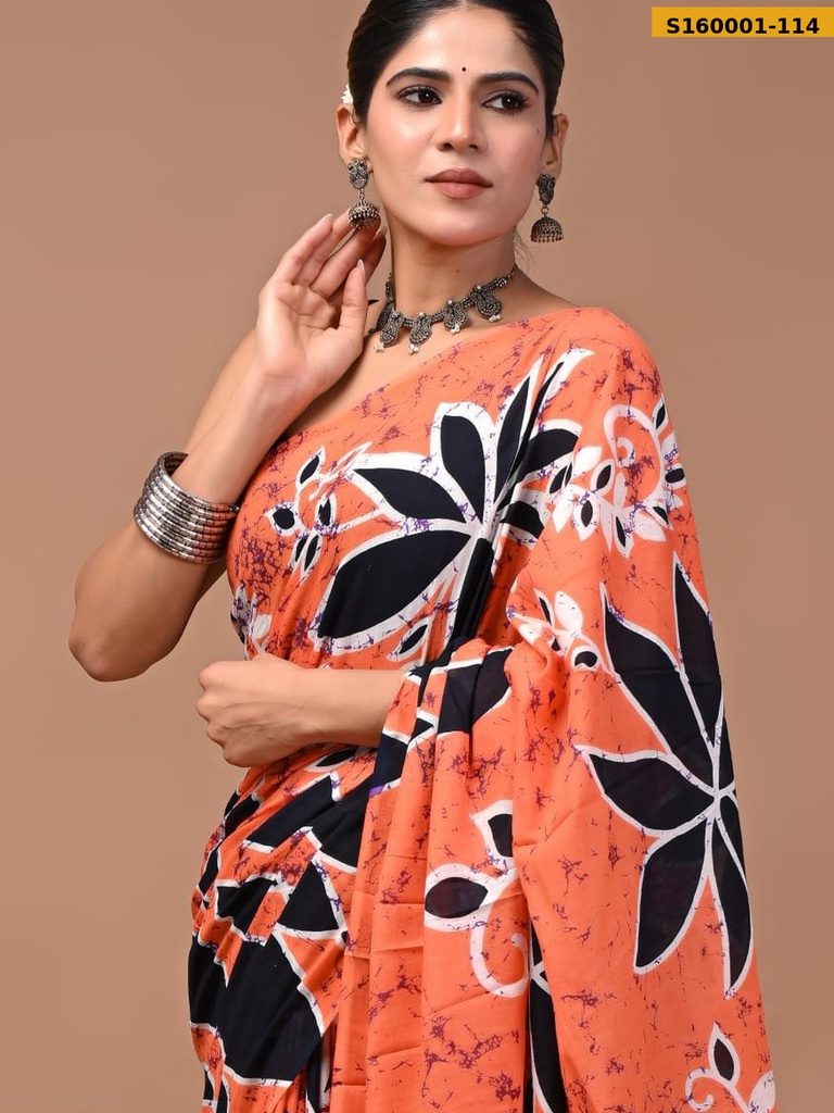 Fancy Mulmul Cotton Sarees