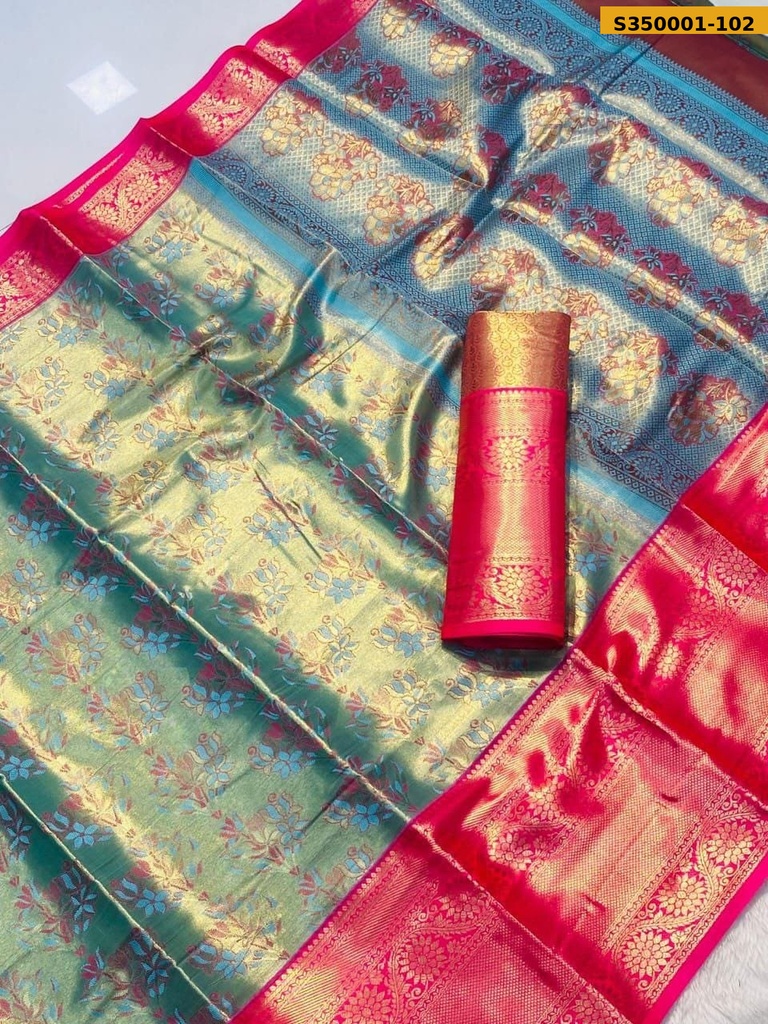 Fancy Kanjivaram Semi Silk Saree
