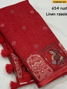 Fancy Linen Sarees